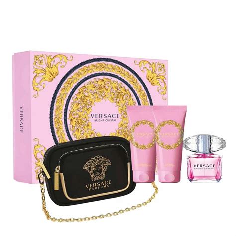 versace bright crystal 3 piece gift set